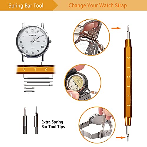 Watch Repair Kit, Easytime 149 Pcs Watch Adjustment Tool Kit, Watch Band Tool Kit, Watch Battery Replacement Tool Kit, Watch Back Remover Tool, Spring Bar Tool With Carrying Case/Instruction Manual #TOP5