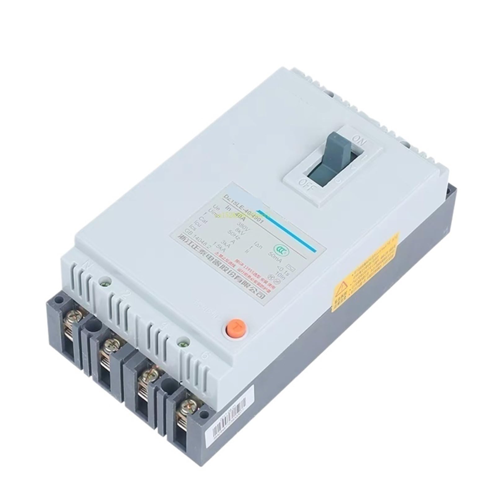 OSHZIKJII 50MA Breaker DZ15LE 2P 3P 4P 40A 63A 100A(DZ15LE 4P,40A)