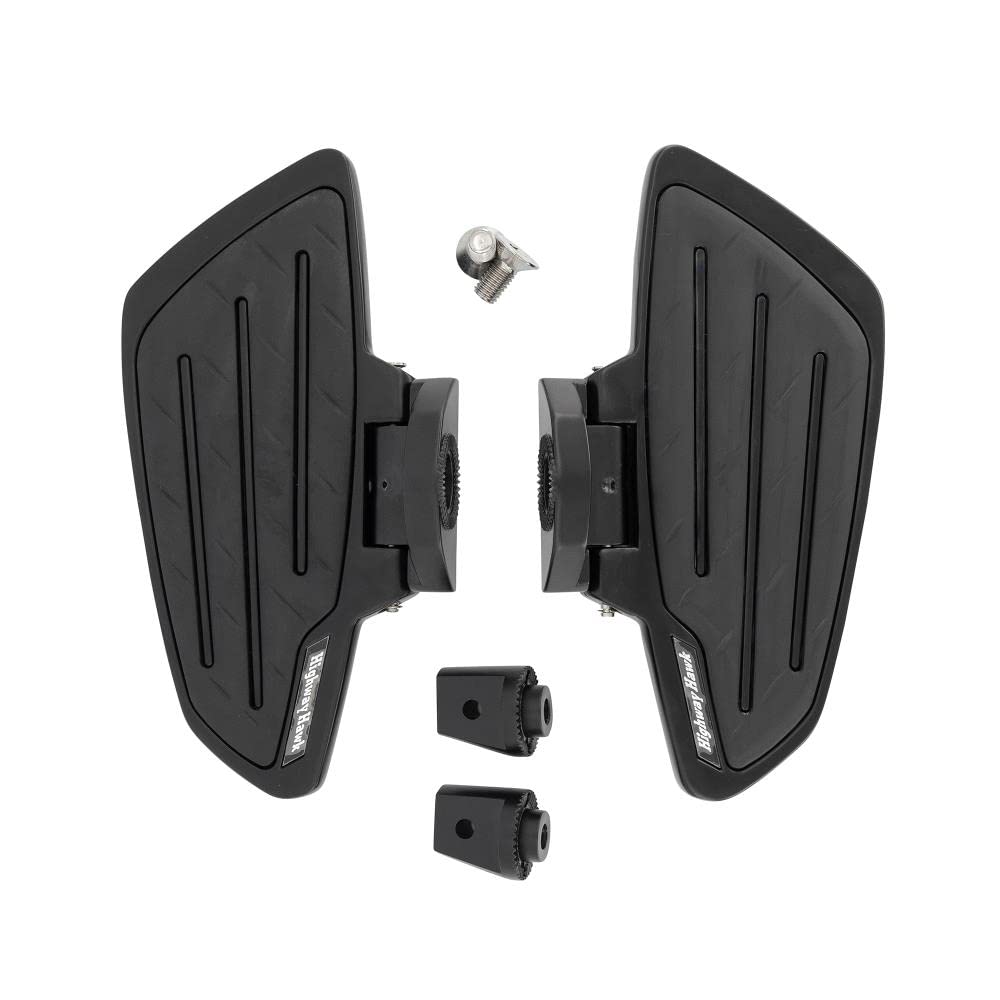 'Running Boards New Tech Glide Black Pillion for Kawasaki VN 900, VN 1500, VN 1600, VN 1700 VN 2000 Suzuki VZ 1600 Marauder