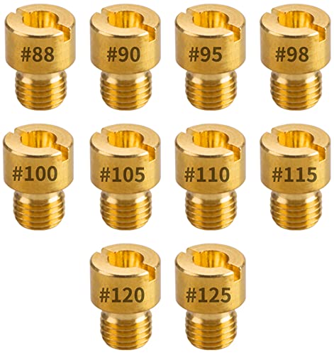 ORAEVY Carburetor Main jet kit Replace for Mikuni VM22 Predator 212cc GX160 Honda GX200 CT200U 196cc KT196 Clones Go Kart Mini Bike Race Kart Dirt Bike Pit Bike ATVs Pack-15 From 88# To 125#