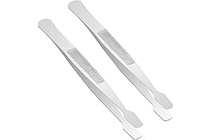 2 Pcs Stamp Tweezers | Stainless Steel Stamp Collecting Supplies for Philately Stamps Collector Tools