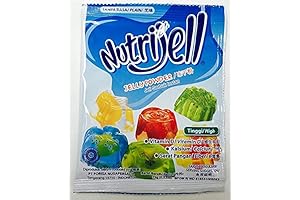 Nutrijell Plain Flavour Jelly - Delicious and Convenient Dessert in a Snap