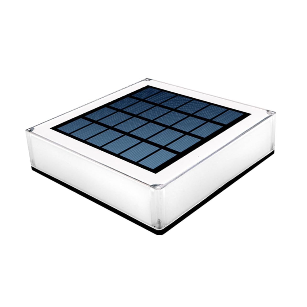 Solar Garten Säulenleuchte aus ABS mit Doppelfarbbeleuchtung Geeignet für Hof und Villa Energiesparende Solarlampe für Außenbereich
