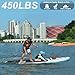 Triclicks 10'x30 Inflatable Stand Up Paddle Board, Ultra-Light Wide Yoga Board for All Skill Levels with Premium SUP Paddleboard Accessories, 84L Waterproof Bag, Anti-Slip Deck for Youth & Adult