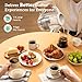 Cosori Electric Kettle, No Plastic Filter & Spout, Tea Kettle & Hot Water Boiler For Coffee & Tea, Water Heater & Teapot, Automatic Shut Off, Borosilicate glass, White, 1.7L/1500W