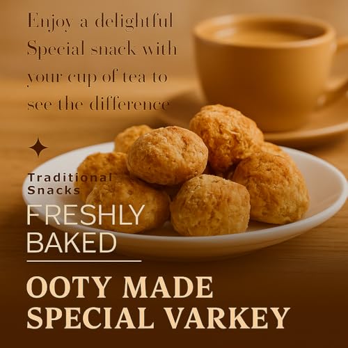 Image of OotyMade.com Ooty Special Varkey Original - Big Size - 1kg | Healthy Snacks, Biscuits, Rusks | Fresh Bakery Biscuits | Delicious and Crunchy Cookies