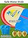Slip and Water Slide for Kids and Adults Extra Long Heavy Duty Lawn Backyard Water Slides with Two Inflatable Bodyboards and Double Lane Water Toys Summer