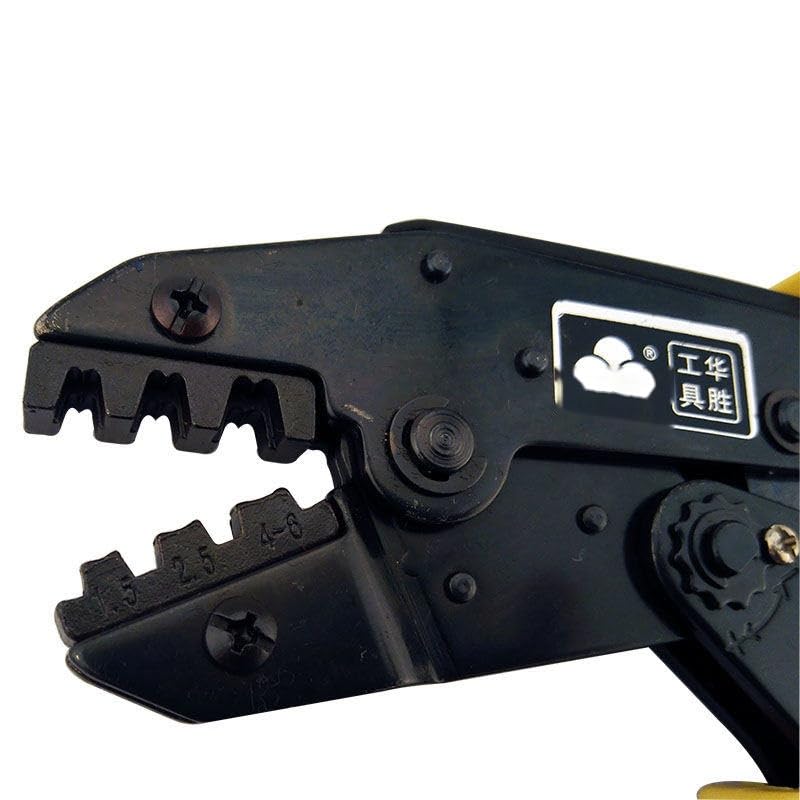 9" Crimping plier HS-03B Apply to AWG20~10 1.5~6.0Mm2 Suit for 2.8 4.8 6.3mm