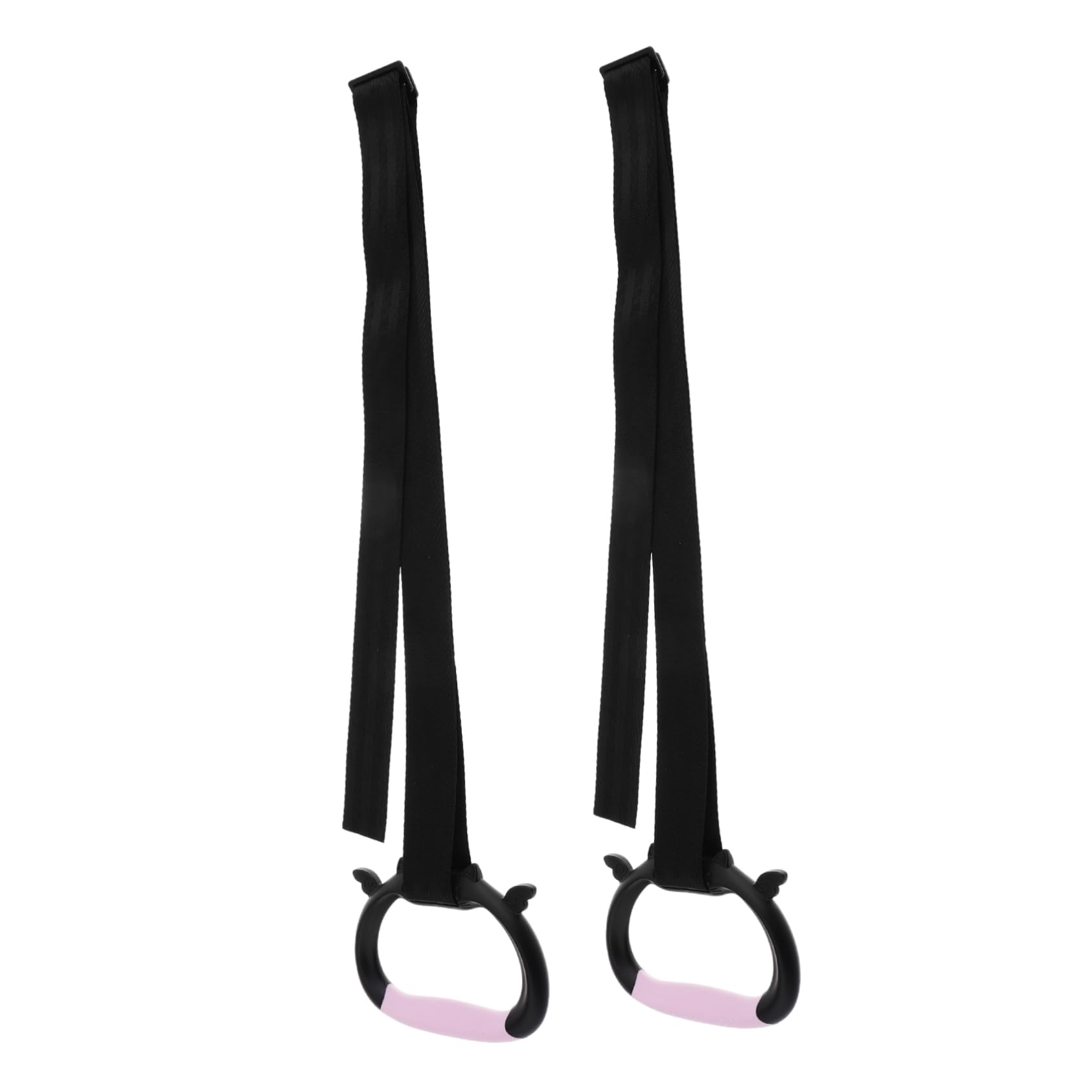 Beatifufu Kids Fitness Gymnastics Ring Set 1.5m Baby Pull up Ring for Bed Toddler Exercise Assistant