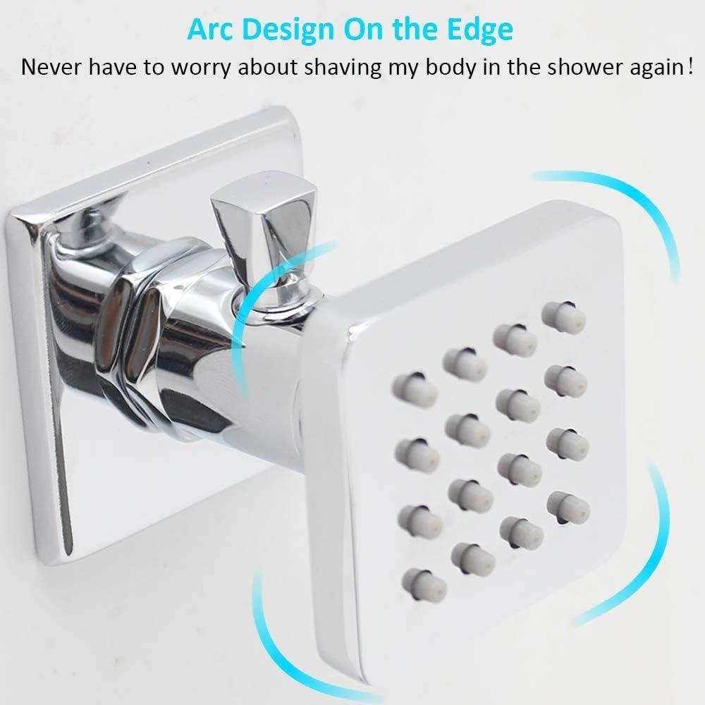 Top Brands Enga Luxury 16inch Rain Shower Jets Thermostatic System, Brass Shower Faucets Can Work at A Time, Flow Can Be Controlled Amazon Crazy 🔥 Deals Enga Luxury 16inch Rain Shower Jets Thermostatic System, Brass Shower Faucets Can Work at A Time, Flow Can Be Controlled