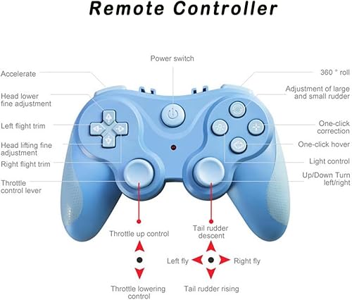 Miniatura 9 de GoolRC Avión de control remoto RC Plane G7, avión RC de 3 canales, avión RC de 2.4 GHz con sistema de giroscopio de 6 ejes, timón ajustable,