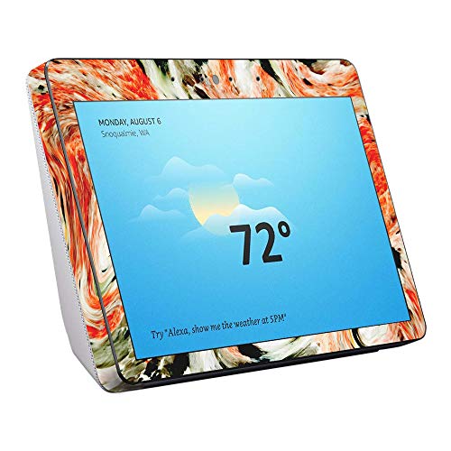 MightySkins �X�L���f�J�[�����b�v Amazon �X�e�b�J�[�ی�J�o�[ 100�F�W�J, Amazon Echo Show (2nd Gen), AMECSH18-Marble Madness