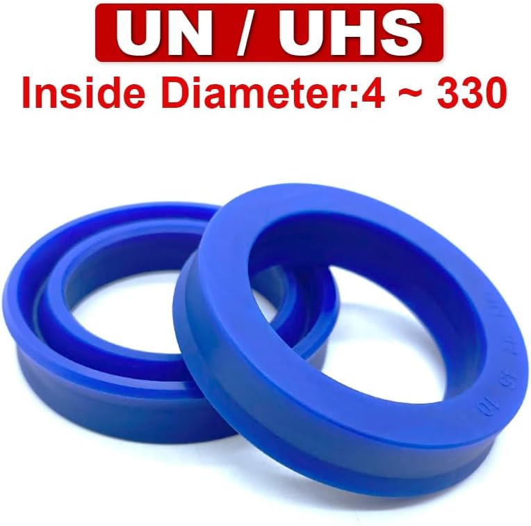 UN Radial Shaft Seal, U Type Y Cylinder Hydraulic Rod Piston Rubber Ring, Polyethane Oil Sealing Ring)(58x68x6 (5Pcs))