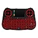 YOUKUKE Tastiera Meccanica 2. Tastiera 4G Arcobaleno Retroilluminato C Flymouse 94 Tasti Mouse Touch Wireless con Telecomando Combinato per Desktop Laptop Car TV Htpc Grande Schermo Smart
