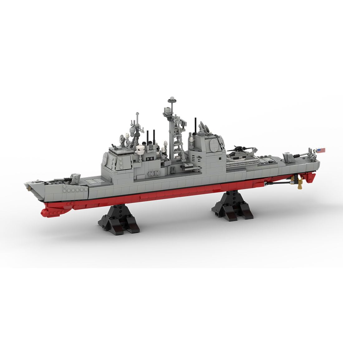 Amazon.co.jp: WOWOBONTOY タイコンデロガ級巡洋艦ビルディング