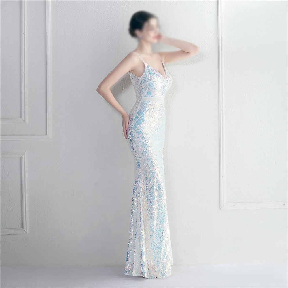 Amazon.com: PNAWLLCF Sequin Long Plus Size Women's Performance Dress,  Banquet Evening Dress(4X-Large) : Clothing, Shoes & Jewelry