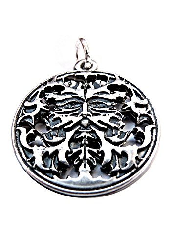 Pendentif Green Man argent 925, un cadeau symbolique chargé d'histoire et de magie