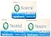 HYPOALLERGENIC CLEAN NO CHEMICAL, COLOR, AROMA 3 PACK GRISI NEUTRAL SOAP BAR