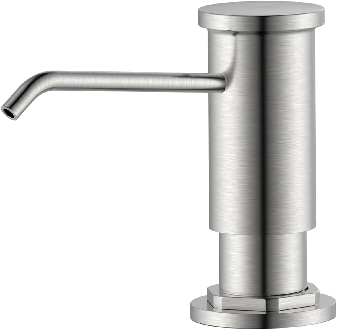 Brushed Nickel Built in Sink Soap Dispenser or Lotion