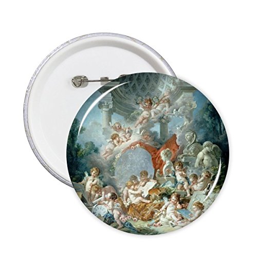 Peinture d'ange de bébé broches d'art européen de qualité premium