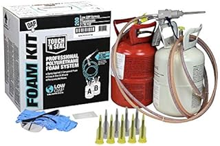 DAP 7565002200 Touch 'n Seal 200 BF Low GWP 1.75 PCF FR ICC Closed Cell Spray Foam Insulation Kit with Pre-Connected Hoses