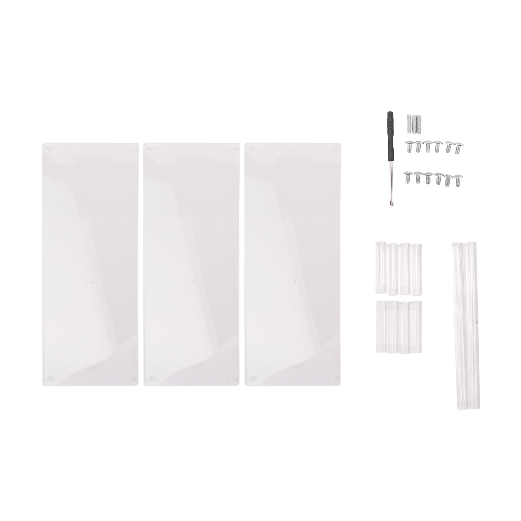 Vjsujehgy Acrylic Lifting Display Stand 3-Layer Perfume Tissue Display Stand Character Model Display Stand Dessert Rack
