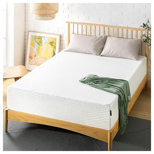 Zinus 12 Inch Green Tea Essential Memory FoamMattress, Bed-in-a-Box, CertiPUR-US Certified, King, White