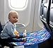 Travel Essentials for Kids, Toddler Airplane Bed, Airplane Must Have for Toddlers, Airplane Seat Extender for Kids, Baby Portable Plane Bed Foot Rest for Flights(Blue)