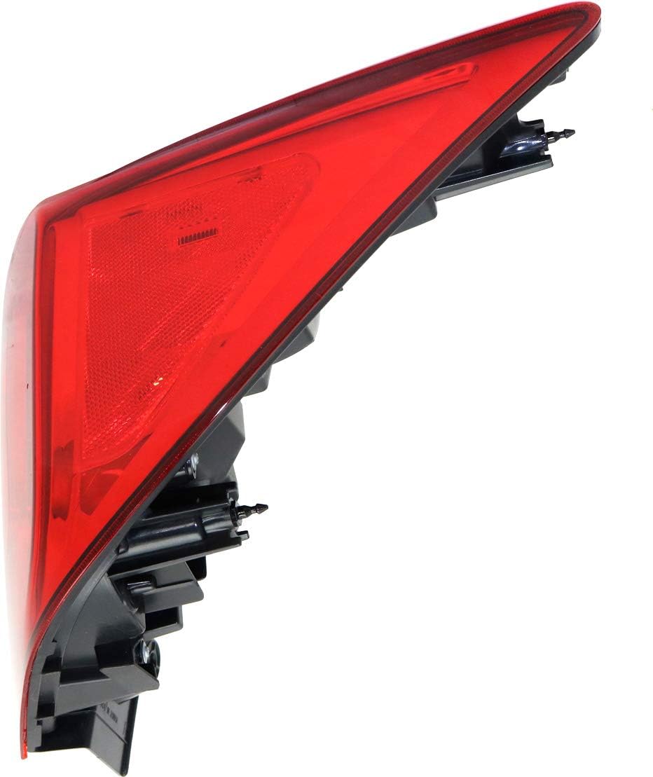 Evan Fischer Passenger Side Outer Tail Light Lamp Assembly Compatible with 2016-2018 Honda Pilot, 2022-2023 Passport, Boby Mounted With Bulb