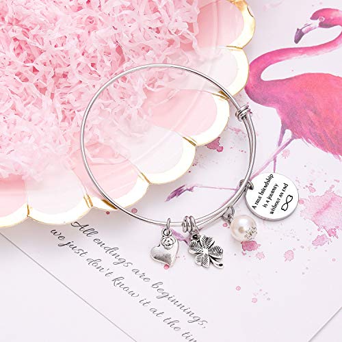 Cousin bracelet sister gift Bridesmaid bracelet Christmas keychain besties gift girlfriend bracelet girlfriend bangle cousin gift colleague bracelet boyfriend keychain marriage gift (VI Bangle) - Image 3