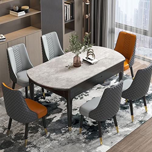 Chaise de salle à manger moderne blanche dotée d'un dossier extra épais