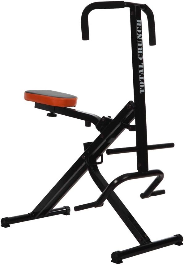Total Crunch All in One Home Resistance & Cardio Trainer with Integrated Fitness Bike, Black