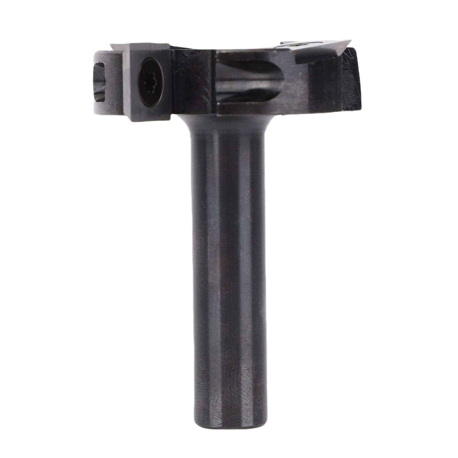 Kadimendium Fresa per Superfici con Codolo Tondo da 12 Mm Lame Doppie Versatili per Progetti di Lavorazione del Legno CNC