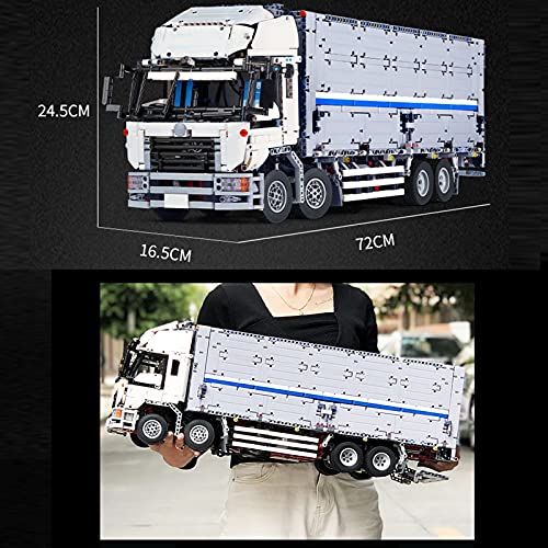 Mould Technik LKW 13139, Truck Bausteine Modell mit Ferngesteuert und Motors,4166 Teile Klemmbausteine Bauset… – Bild 5