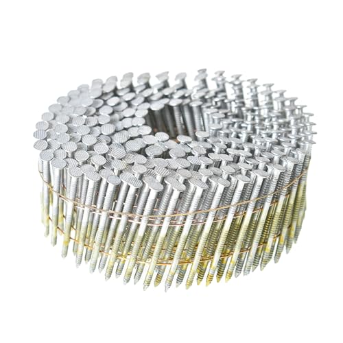 GXYWADY 3600Pcs Wire Coil Siding Nails 0.092 x 1-3/4 In...