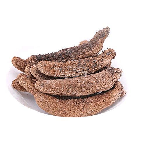 Aaa Grade Dried Alaska Sea Cucumber (Mid Size 1 Lb/Pack 21-30 Pcs Per Pack) 旭龙行特级阿拉斯加野生淡干红参 8年生 中号 #TOP5