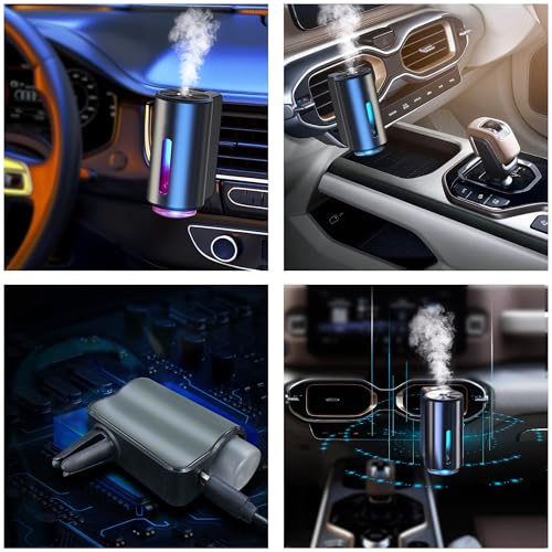 Image of Smart Car Air Freshener with Three Adjustable Settings for Car Use | Long-Lasting Freshener Diffuser, Vent Clip Format for Office, Home, Bedroom, and Car Spaces, Suitable for Daily Use