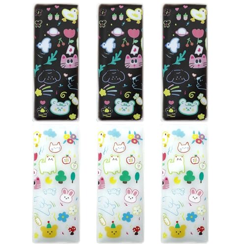 6 confezioni di ghiaccio caldo e freddo per bambini, riutilizzabili, per ridurre la febbre ausiliaria, denti del giudizio, coliche del bambino, gas e mal di stomaco, sollievo dal dolore, febbre, mal