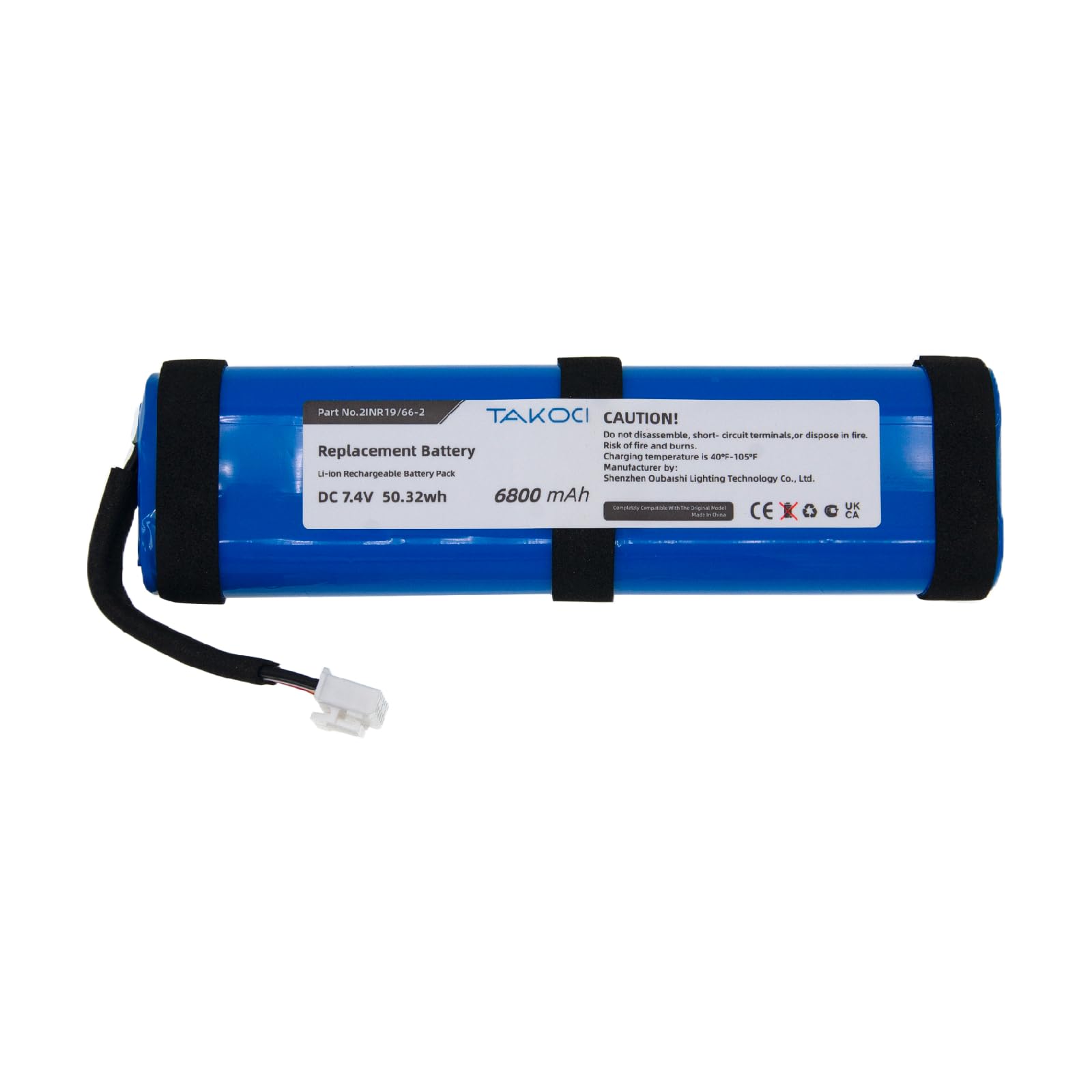 SCESMIA Replacement Battery for JBLXTREME2BLKAM, JBLXTREME2BLUAM, Xtreme 2,fits Part No. 2INR19/66-2, ID1019, SUN-INTE-103 6800mAh / 50.32Wh