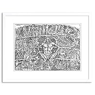 Size: This framed art print measures 23 x 18 cm (9 x 7 inches). Our framed wall art prints are available in a variety of colours including Black, Brown, Light Oak, and White. Frame colour options vary by product. Framed Wall Art: Our quality wooden f...