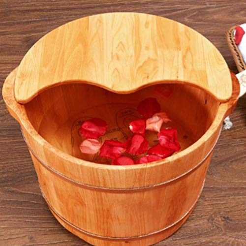 Baño de pies de madera BABYCE para spa y masaje miniatura 3
