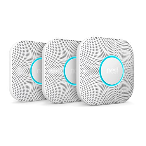 Preisvergleich Produktbild Nest s3006wbfd Protect 2. Generation: Rauchmelder und Kohlenmonoxid, (batteriebetrieben) Pack 3, weiß, 3-teiliges Set
