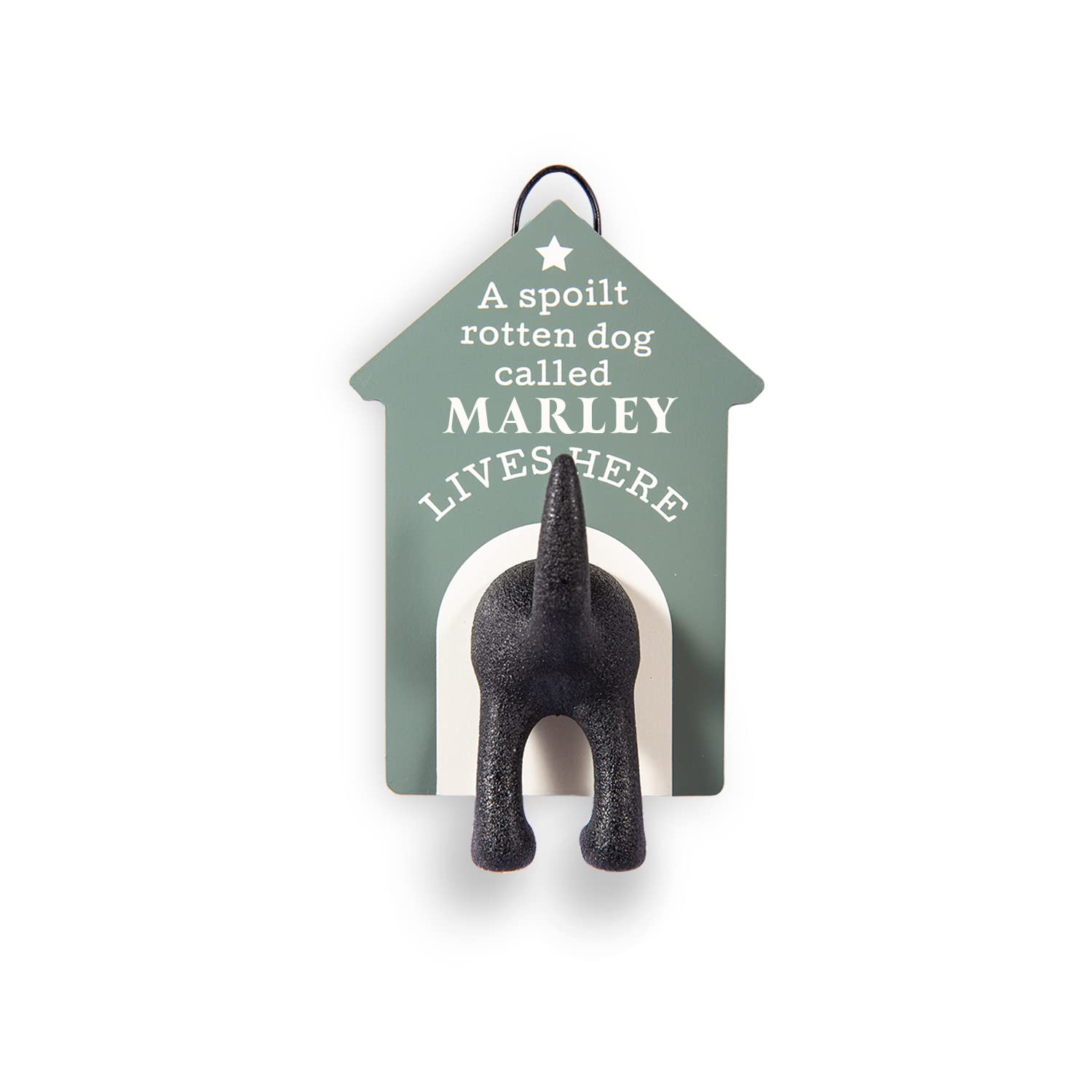 Crochet pour laisse de chien personnalisé Marley History Heraldry