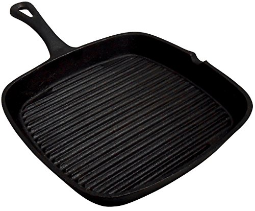 King Kooker 9-Inch Square Cast Iron Skillet