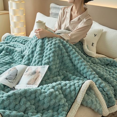 LGYKUMEG Faux Fur Blankets & Throws - Fluffy, Two-Sided, Fleece - Bedspread, Sofa & Couch Blanket, 200x230cm - Image 2