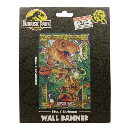 Jurassic Park Bannière murale idée cadeau originale pour cinéphile - 4