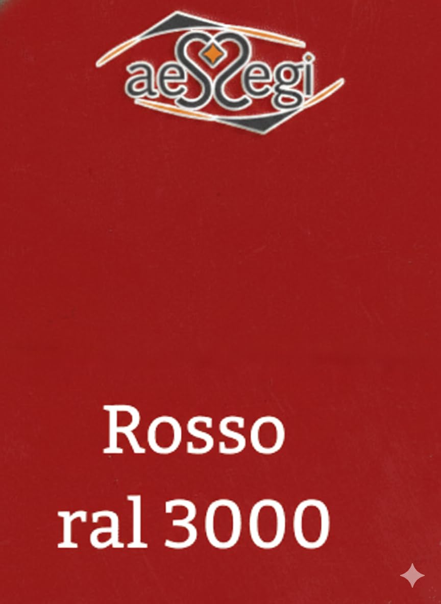 AESSEGI Letto Matrimoniale 160x190 Ferro Battuto Rosso Artigianale Made in Italy. Modello Cuore, Struttura Metallo, Spedizione inclusa.