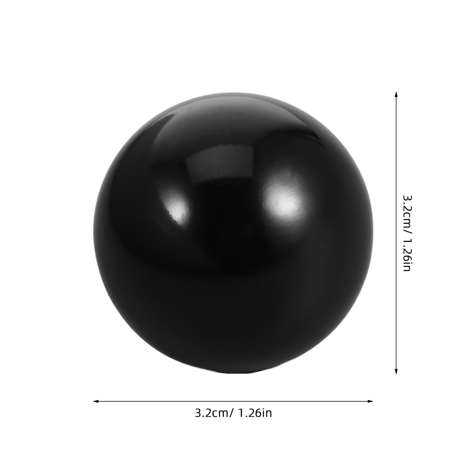 BRIGHTFUFU Pool Ball Shift Knob Diy Arcade Game Parts Threaded Knob Universal Compatibility Comfortable Grip