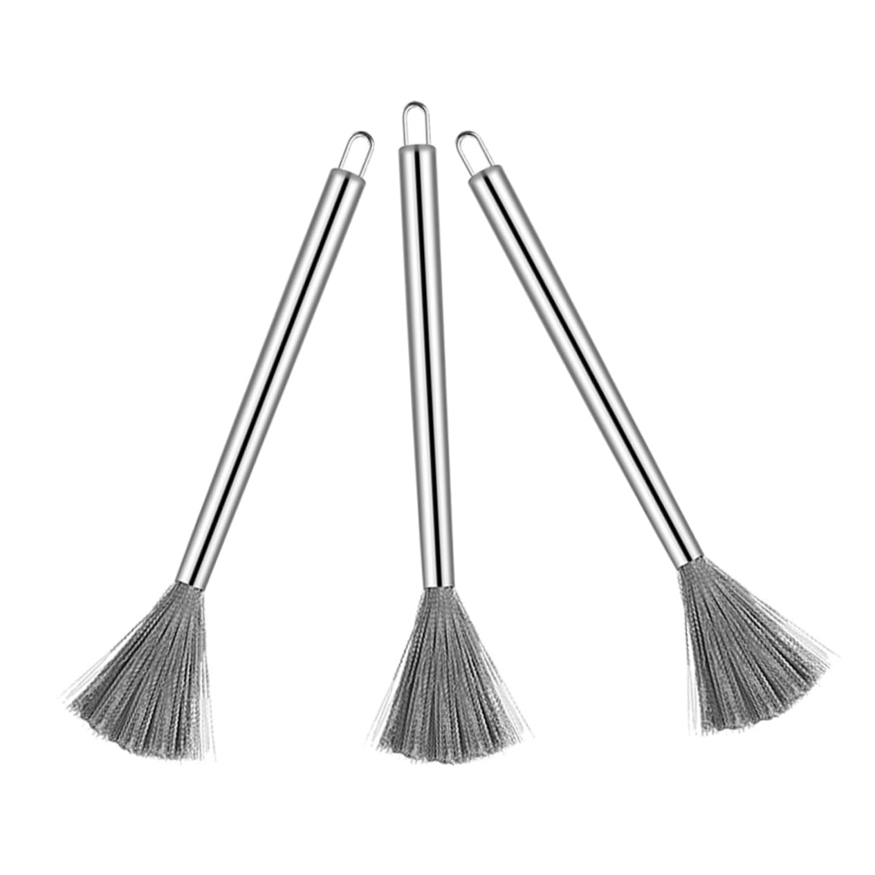 ifundom Cepillo De Limpieza De Cocina Inoxidable Mango para Fregar Ollas Y Utensilios De Cocina Herramienta Multifuncional De Limpieza para Y Restaurantes 3 Piezas X 4