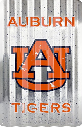 Hangtime Auburn University - Auburn Tigers Corrugated Sign 12 x 18 embossed